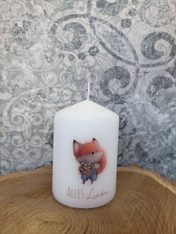Kerze Alles Liebe, EUR 5,-
