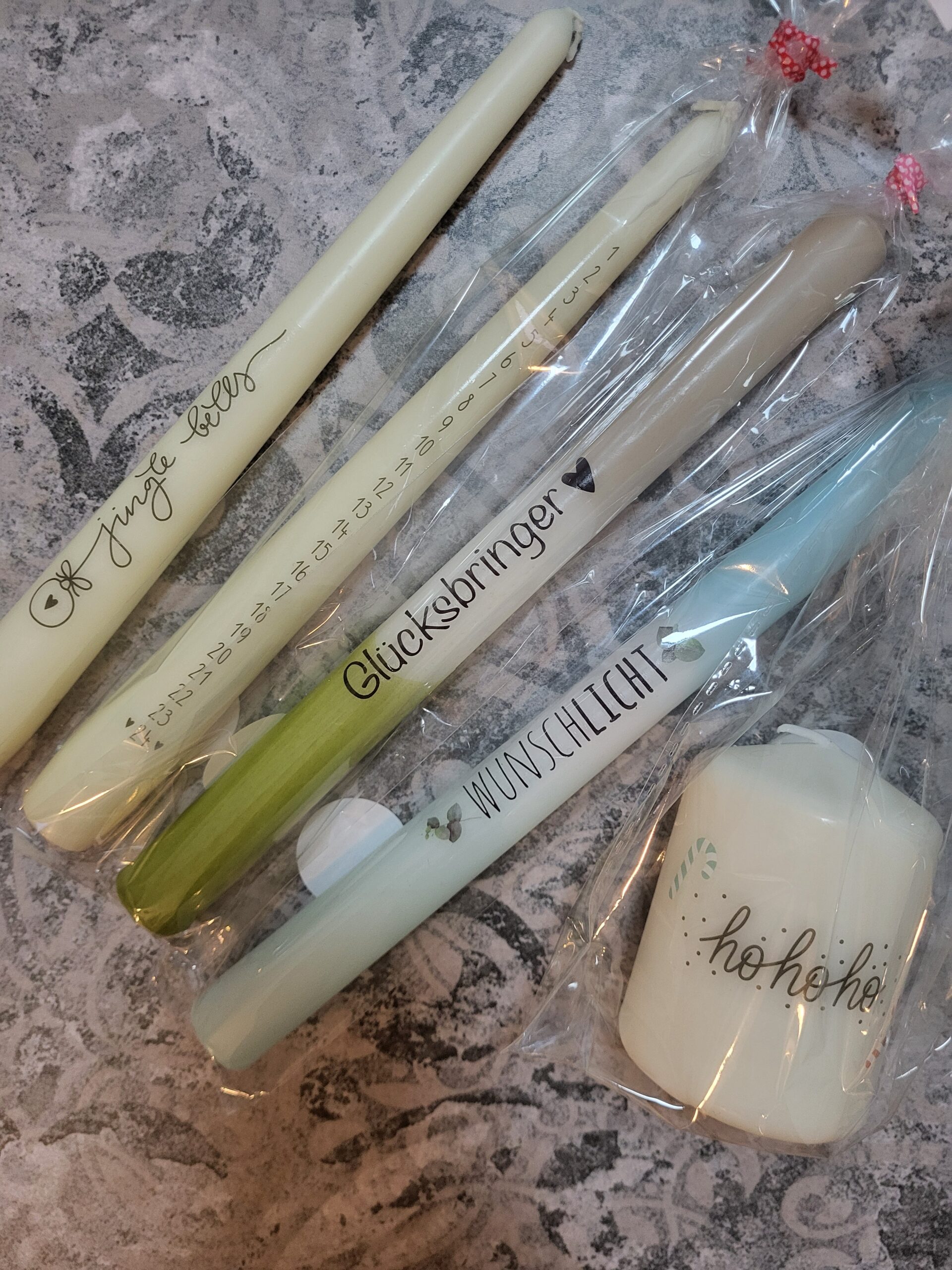 Kerzen auf Anfrage, EUR 4 bzw. 5,-