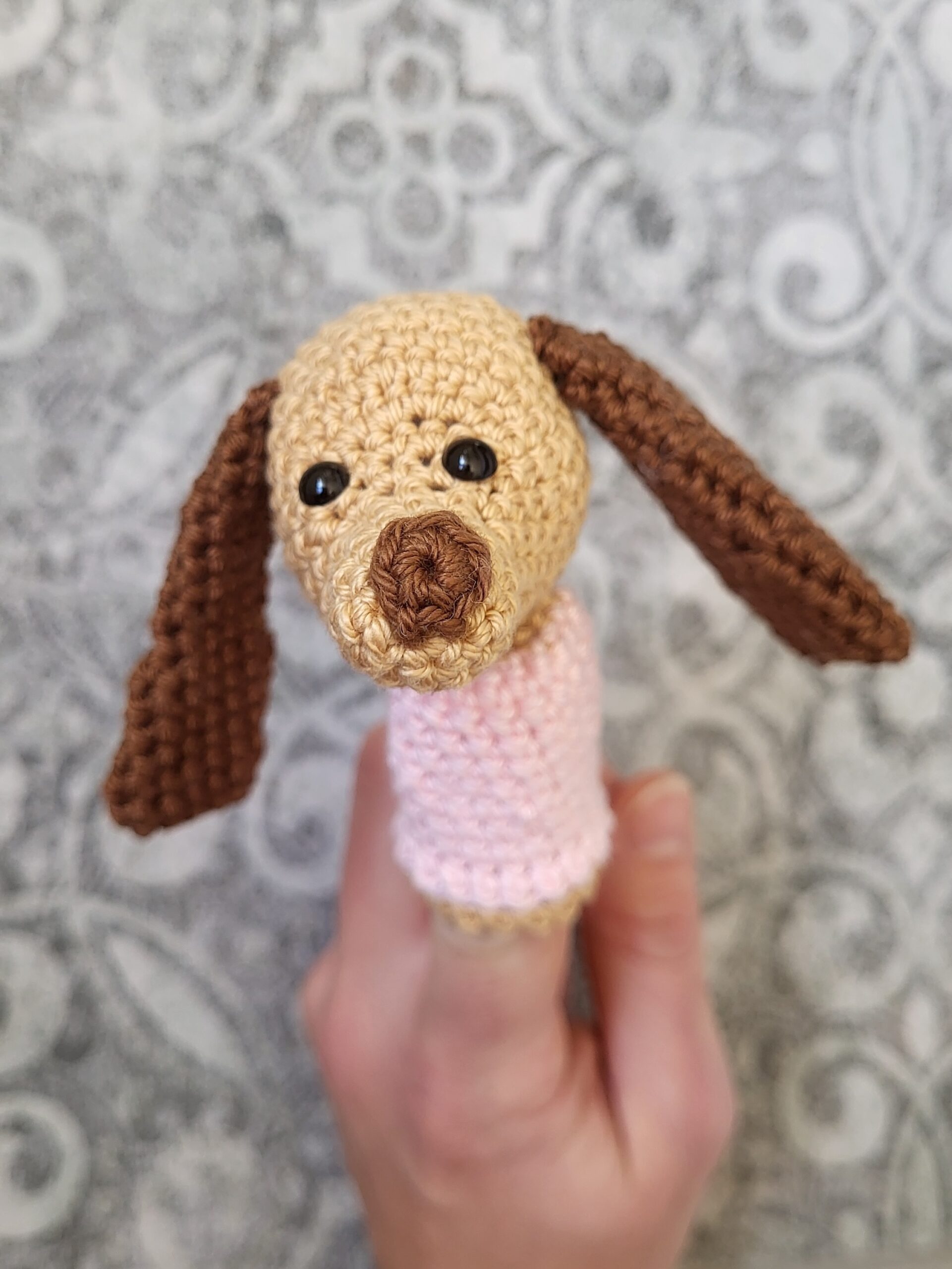 Fingerpuppe Hund